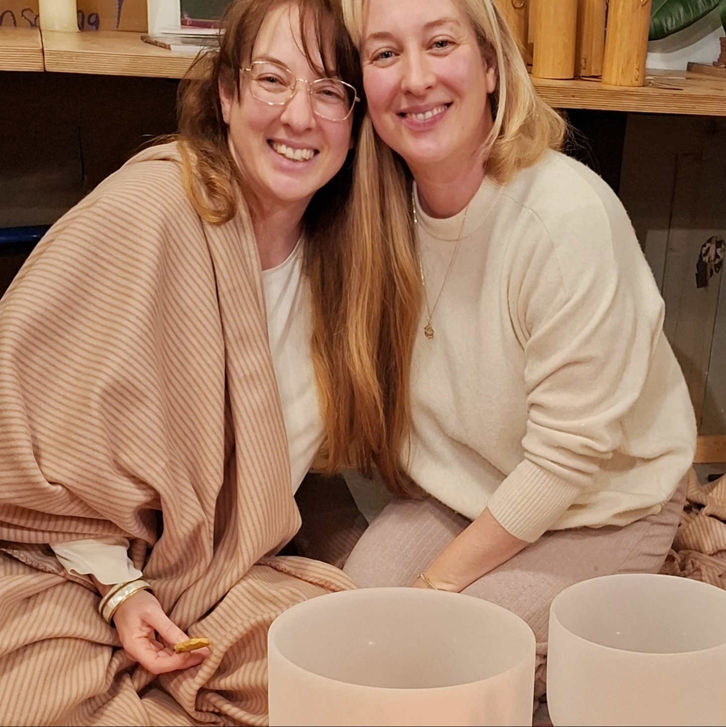 Meike und May beim Retreat